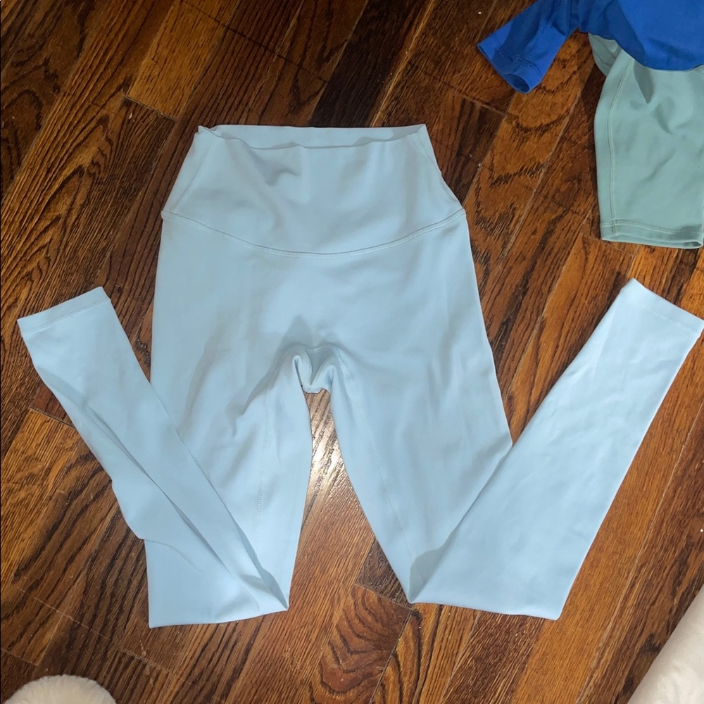 PARAGON Light Blue High-Waist Sculpting Leggings - Picture 3 of 5